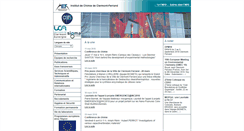 Desktop Screenshot of chimie.univ-bpclermont.fr