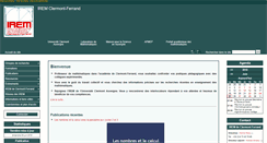 Desktop Screenshot of irem.univ-bpclermont.fr